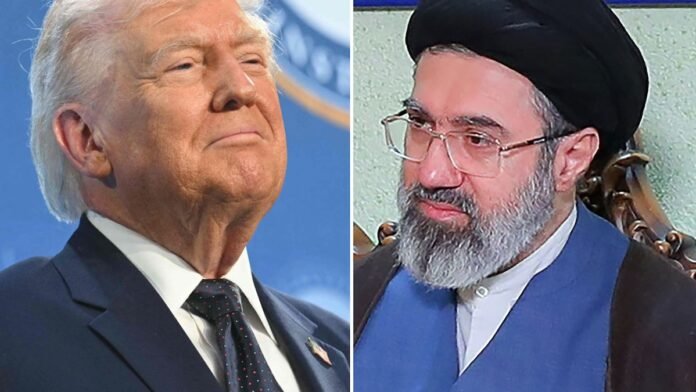 Donald Trump y Mojtaba Khamenei