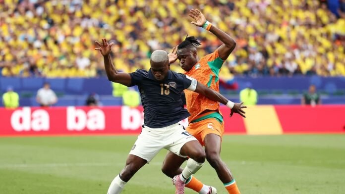 Ecuador y Costa de Marfil ya se enfrentan en el estadio Lincoln Financial Field de Filadelfia, Estados Unidos