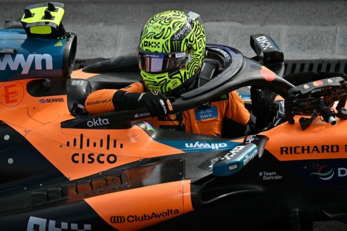 El británico Lando Norris, de McLaren, se quedó con la victoria en el GP de Hungría de 2025; este año consiguió la pole position